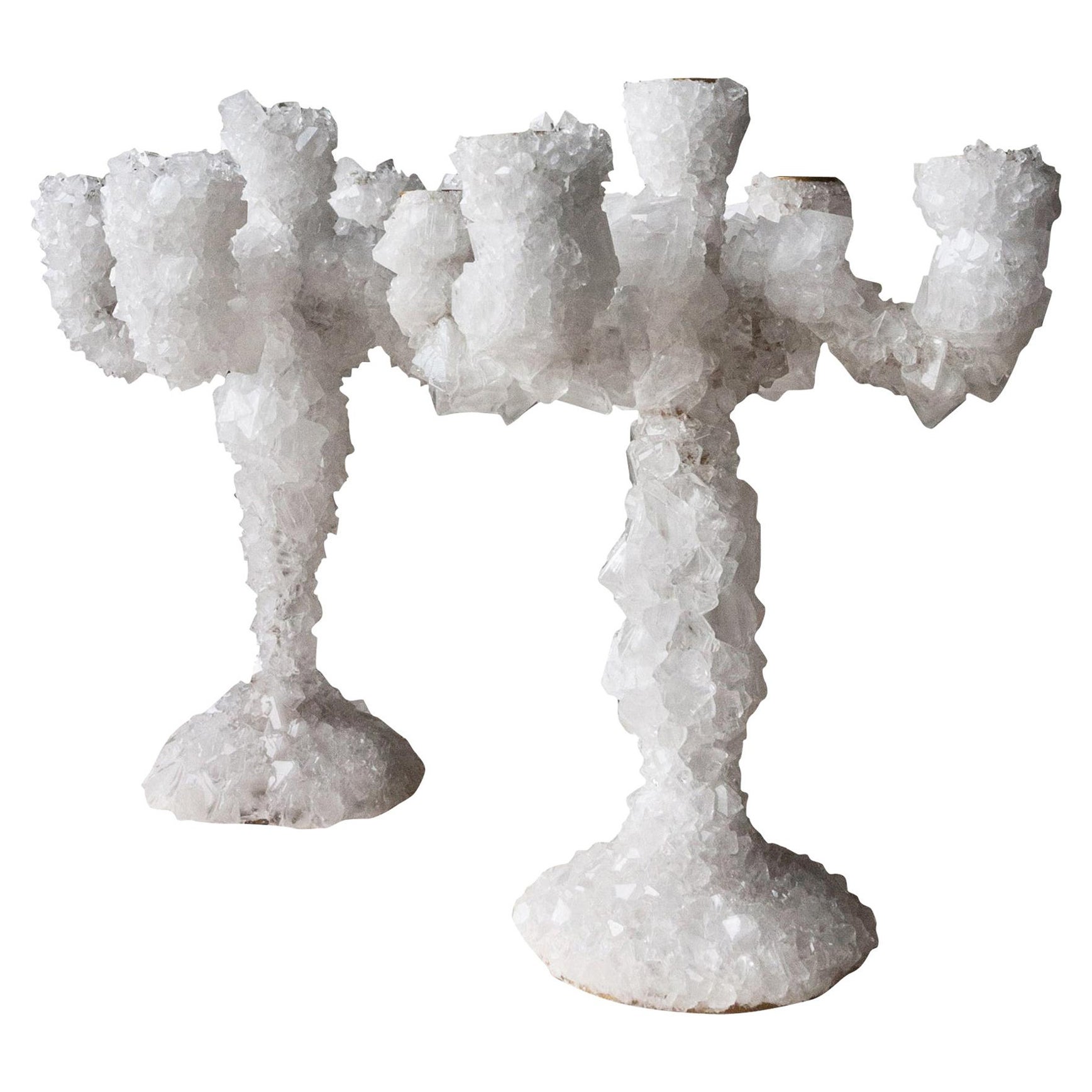 Paar übergroße XL-Kristall-Kandelaber, Mark Sturkenboom