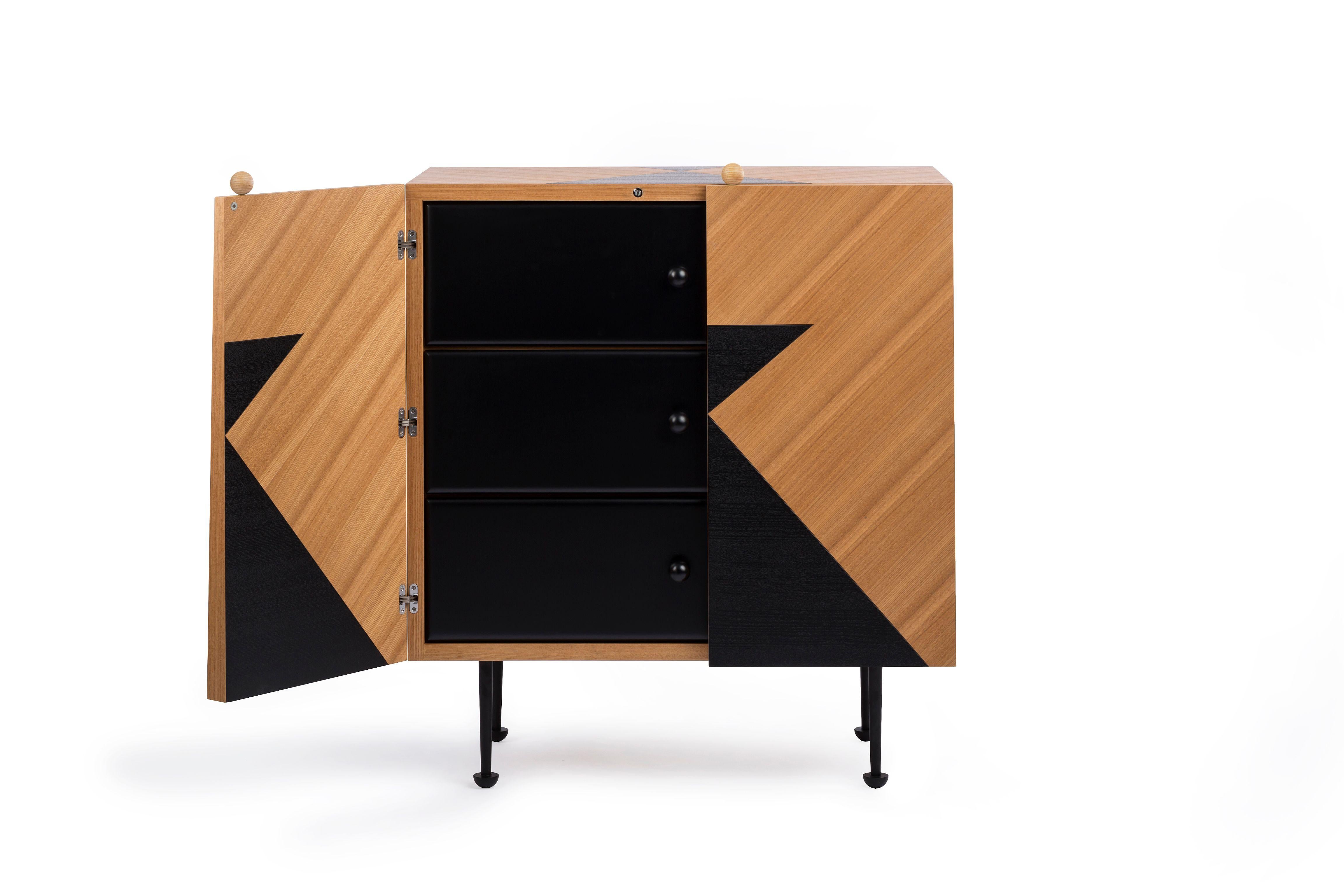 Pair of Yin-Yang Chest Drawers Designed by Thomas Dariel 2
