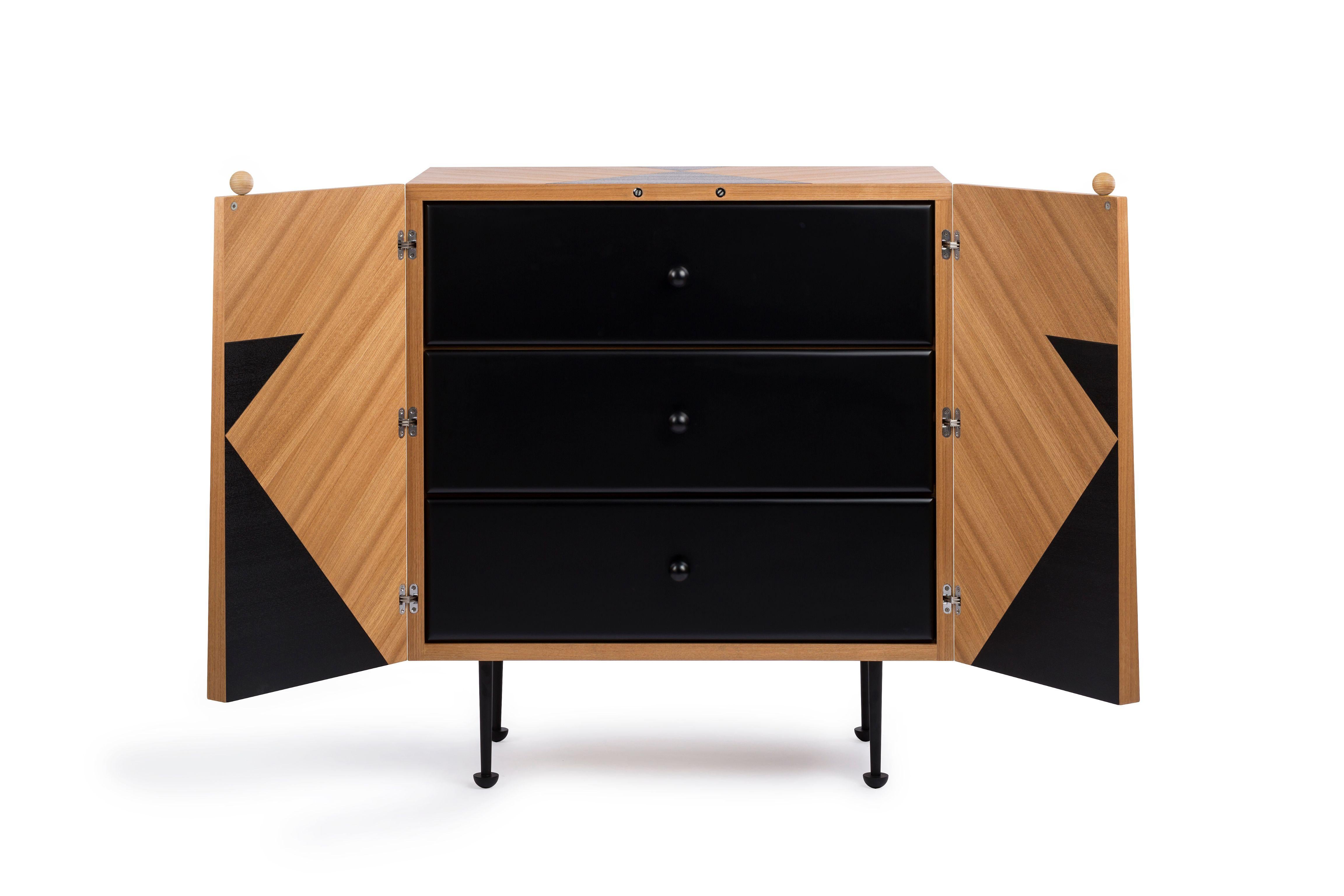 Pair of Yin-Yang Chest Drawers Designed by Thomas Dariel 3
