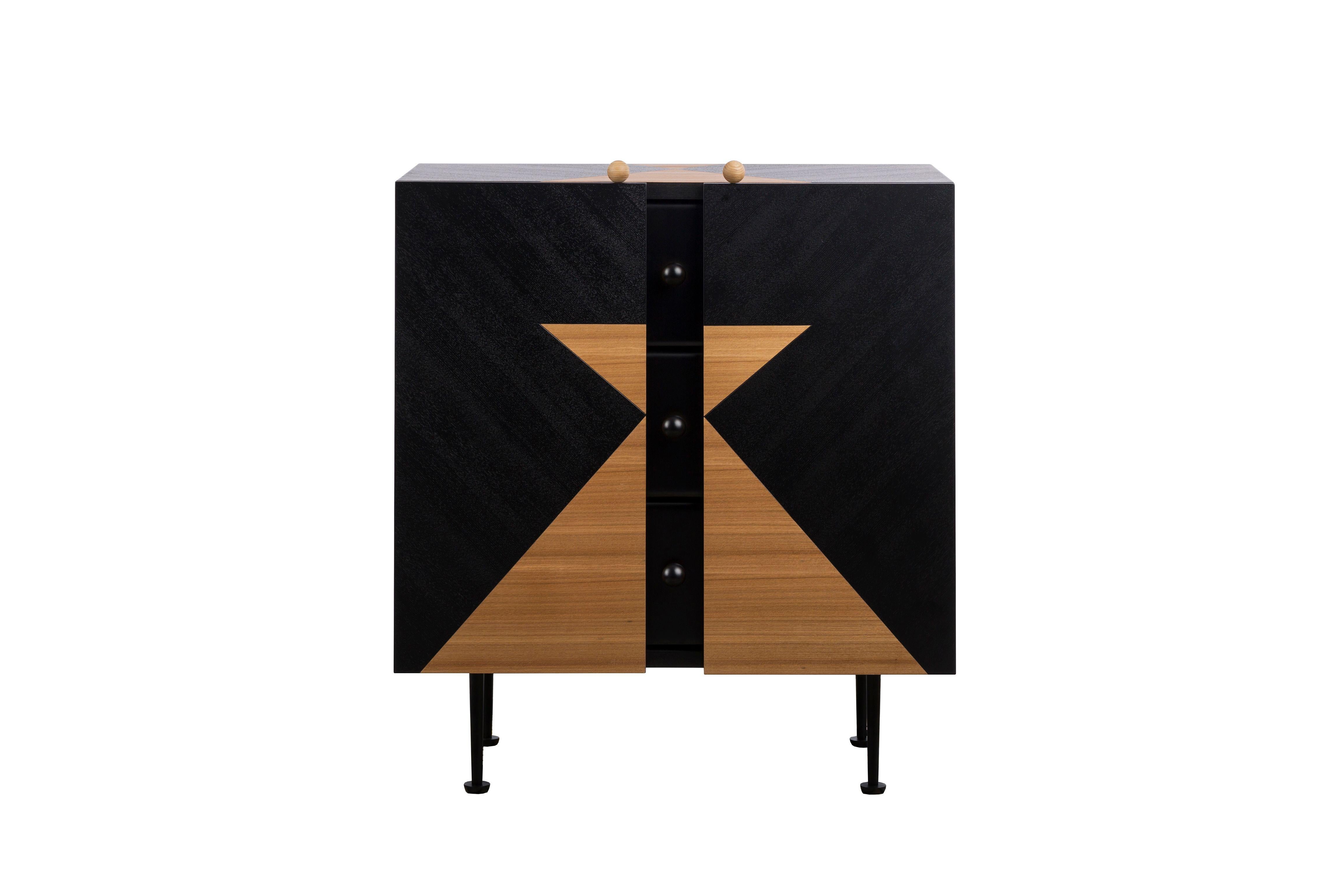 French Pair of Yin-Yang Chest Drawers Designed by Thomas Dariel