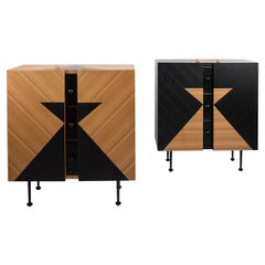 Pair of Yin-Yang Chest Drawers Designed by Thomas Dariel