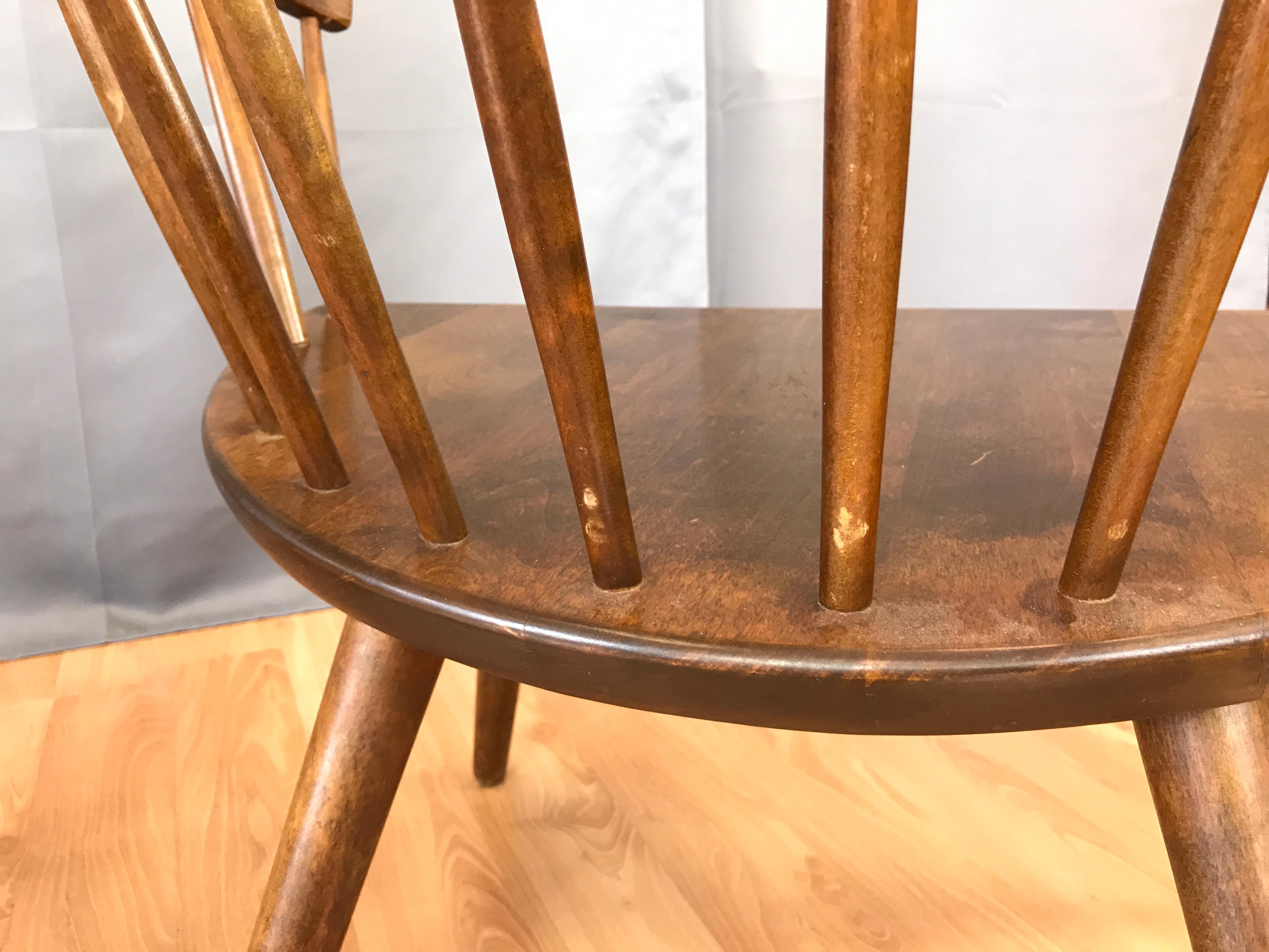 Pair of Yngve Ekström Oak “Arka” Chairs for Stolab 6