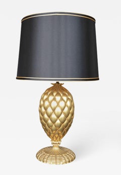 Paire de lampes York à feuilles d'or par Bryan Cox