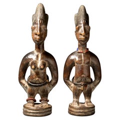 Antique Pair of Yoruba Ibeji Figures