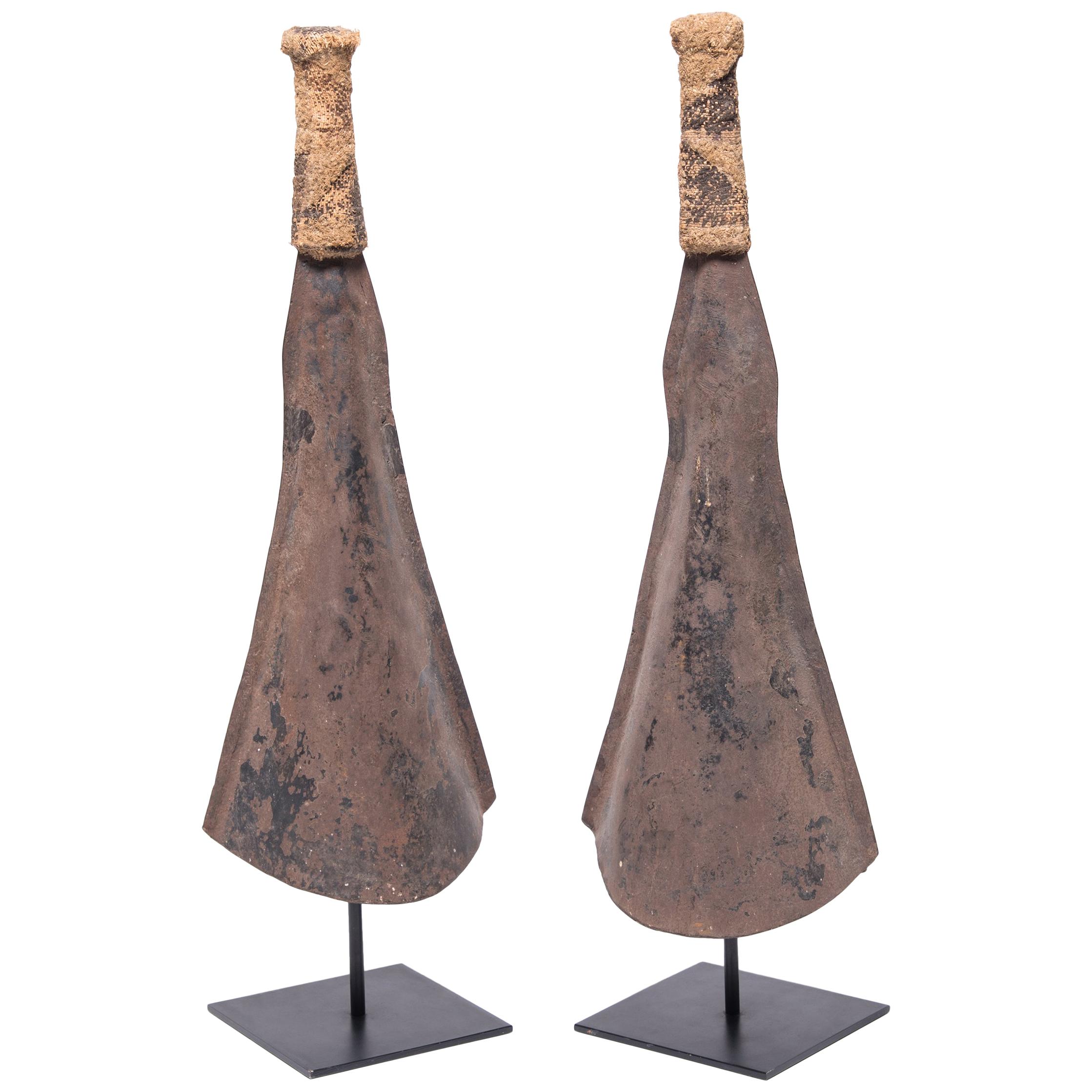 Pair of Yoruban Currency Gongs