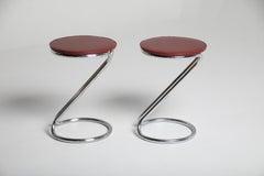 Pair of ‘Z’ Stools by Gilbert Rohde, USA, 20th Century