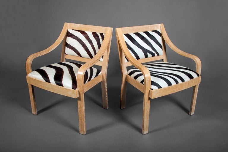 Pair of Zebra Chairs For Sale at 1stDibs zebra chairs for sale, zebra
