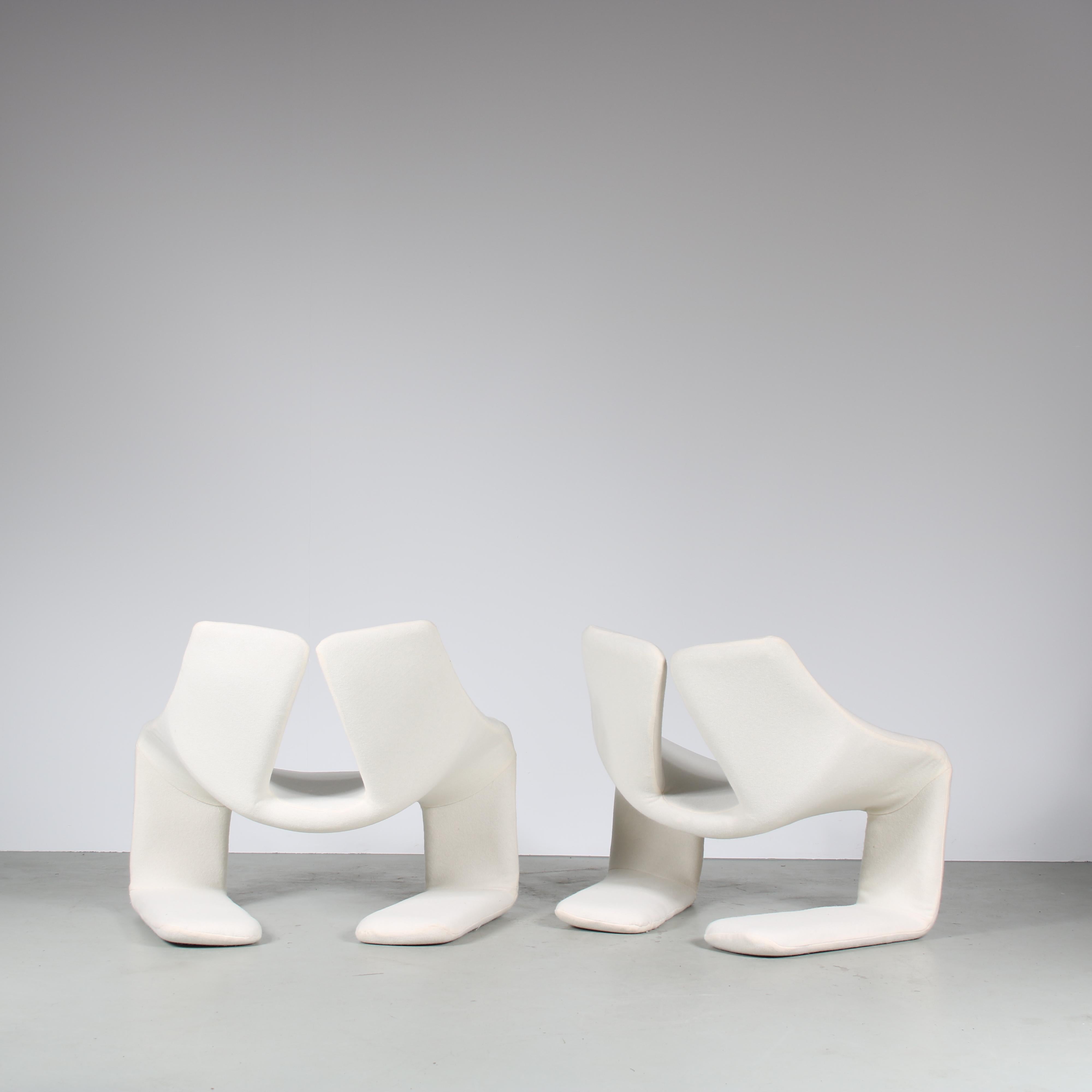 Fin du 20e siècle Paire de chaises zen de Kwok Hoi Chan pour Steiner, France