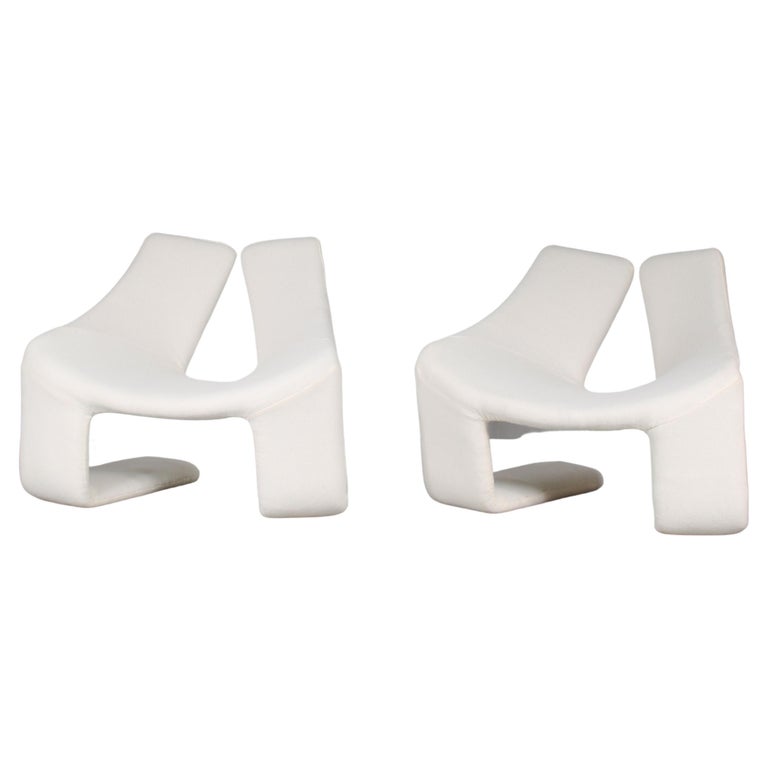 Pair of “Zen” Chairs by Kwok Hoi Chan for Steiner, France For Sale at