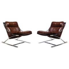 Pair of "Zeta" Lounge Chairs by Paul Tuttle