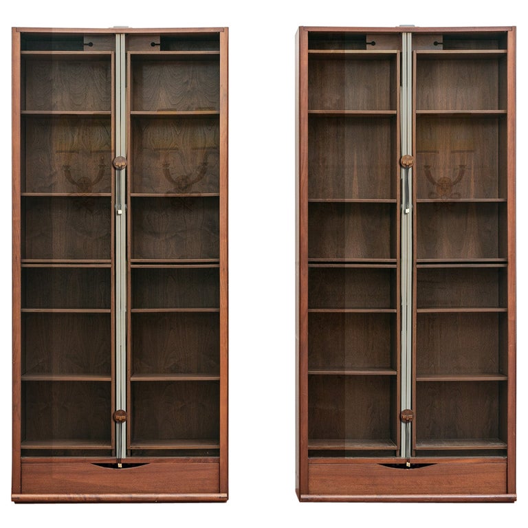 Carlo Scarpa for Bernini Zibaldone Bookcases, 1974, Offered by Enrica De Micheli