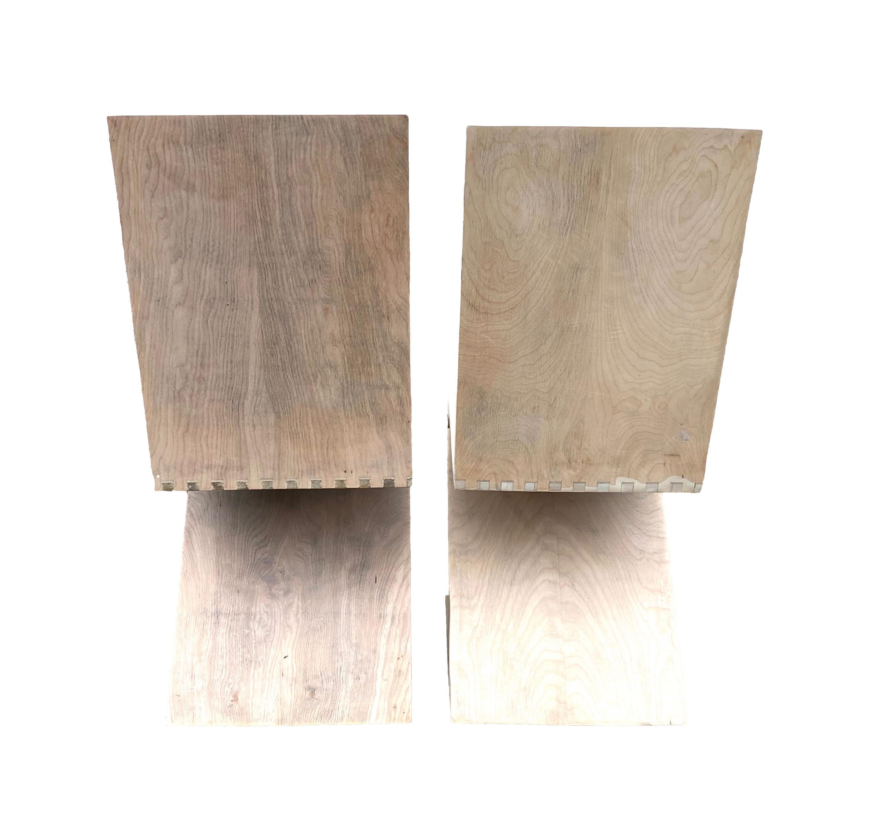Coppia di sedie Zig Zag in vendita 2
