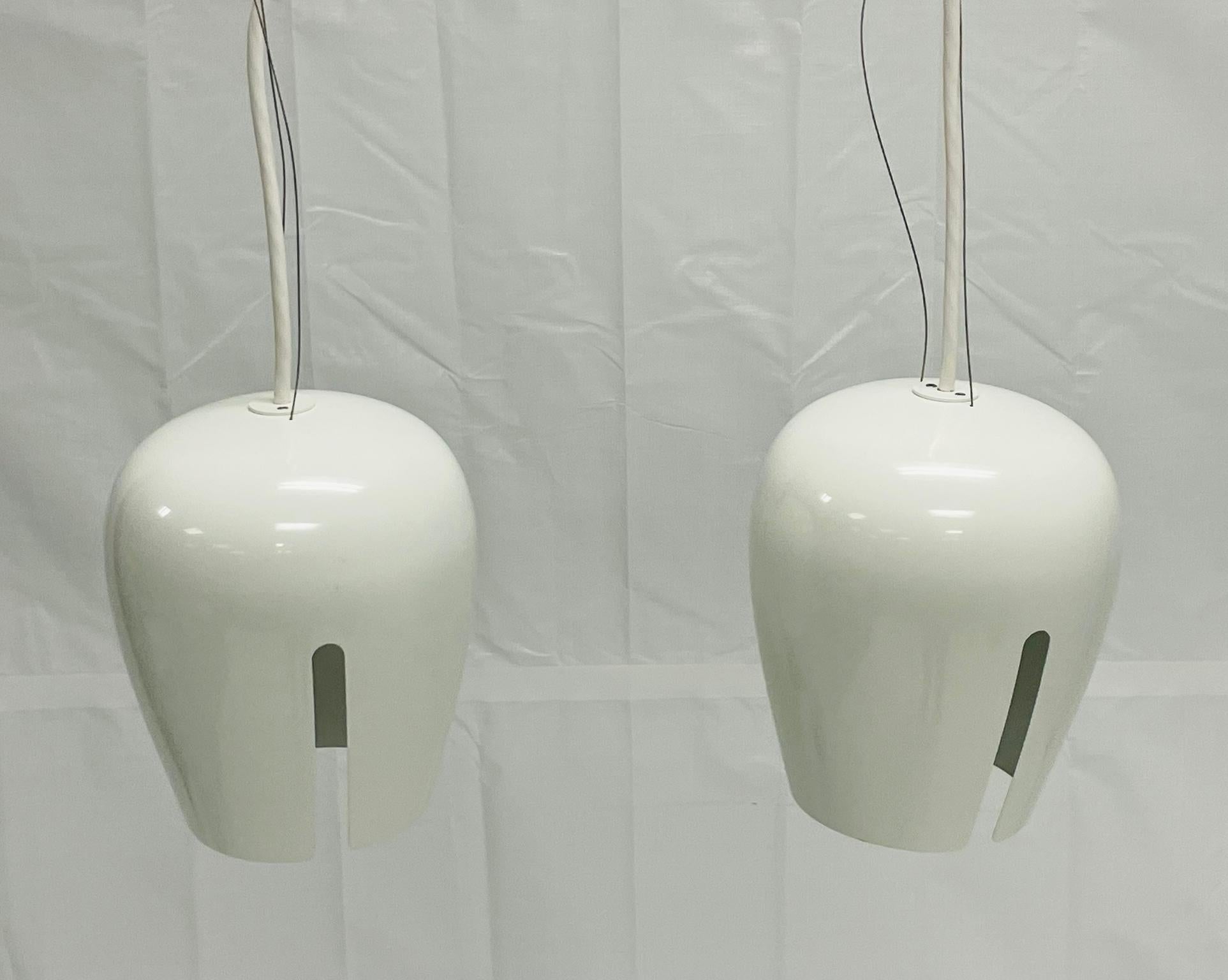 Elegante coppia di lampade a sospensione 