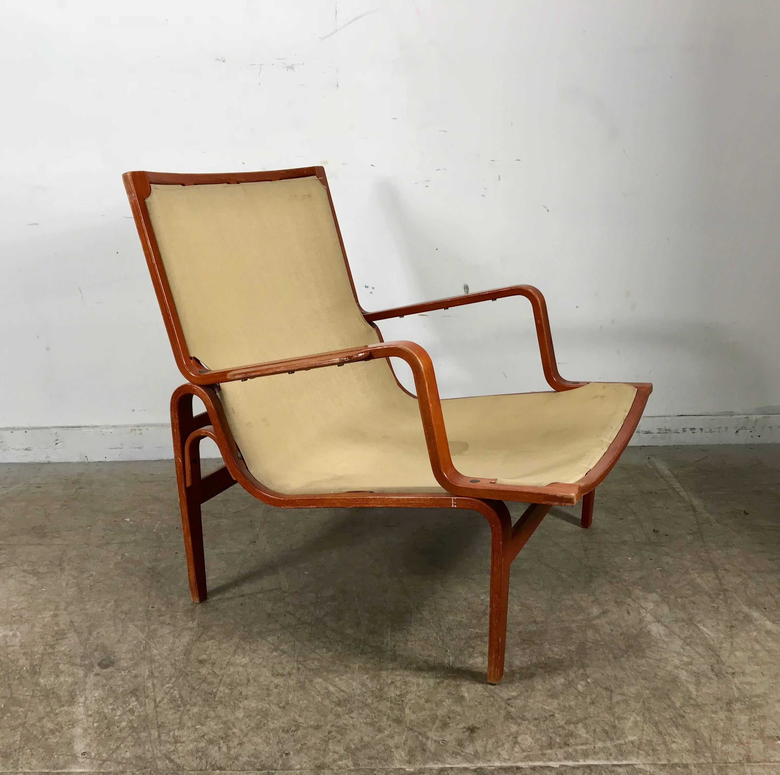 Pair of Bruno Mathsson Ingrid Chairs Made by DUX 2