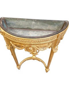 Pair og C19th Giltwood Jardinieres