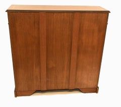 Pair Open Bookcases - Sheraton Regency Mahogany Bookcase