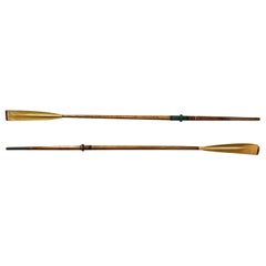 Pair or Vintage Skill Boat Oars