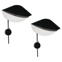 Serge Mouille - Pair of Black Antony Sconces