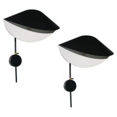 Serge Mouille - Pair of Black Antony Sconces 