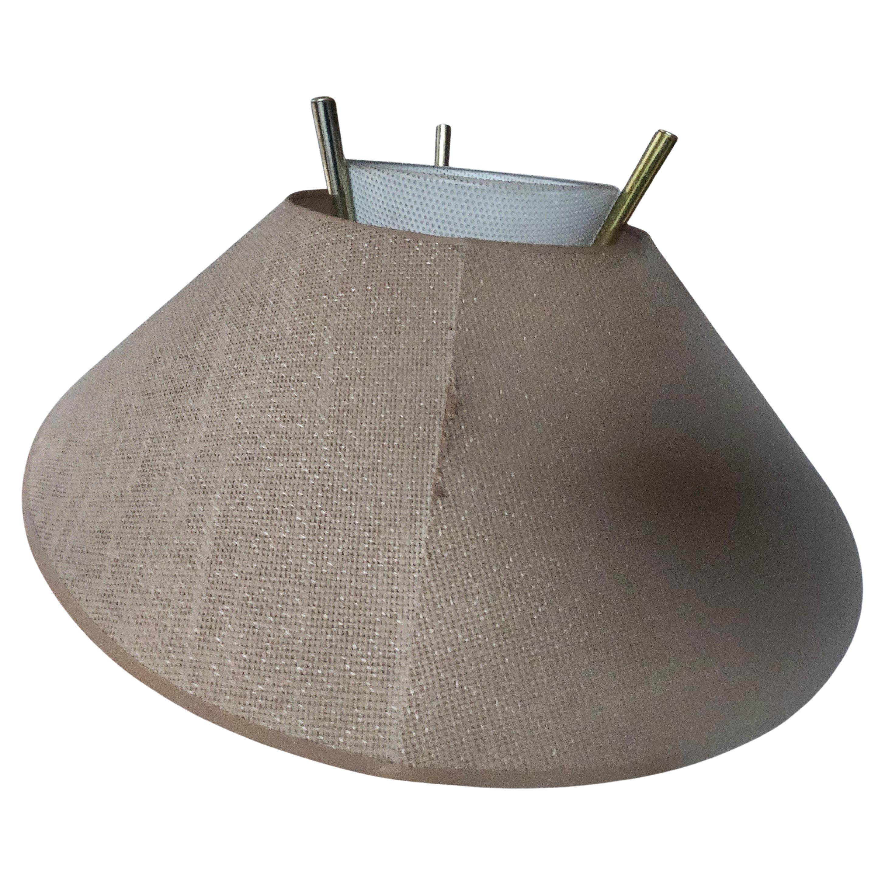 Laiton Paire de lampes de bureau triples de style mi-siècle moderne par Gerald Thurston pour Lightolier en vente