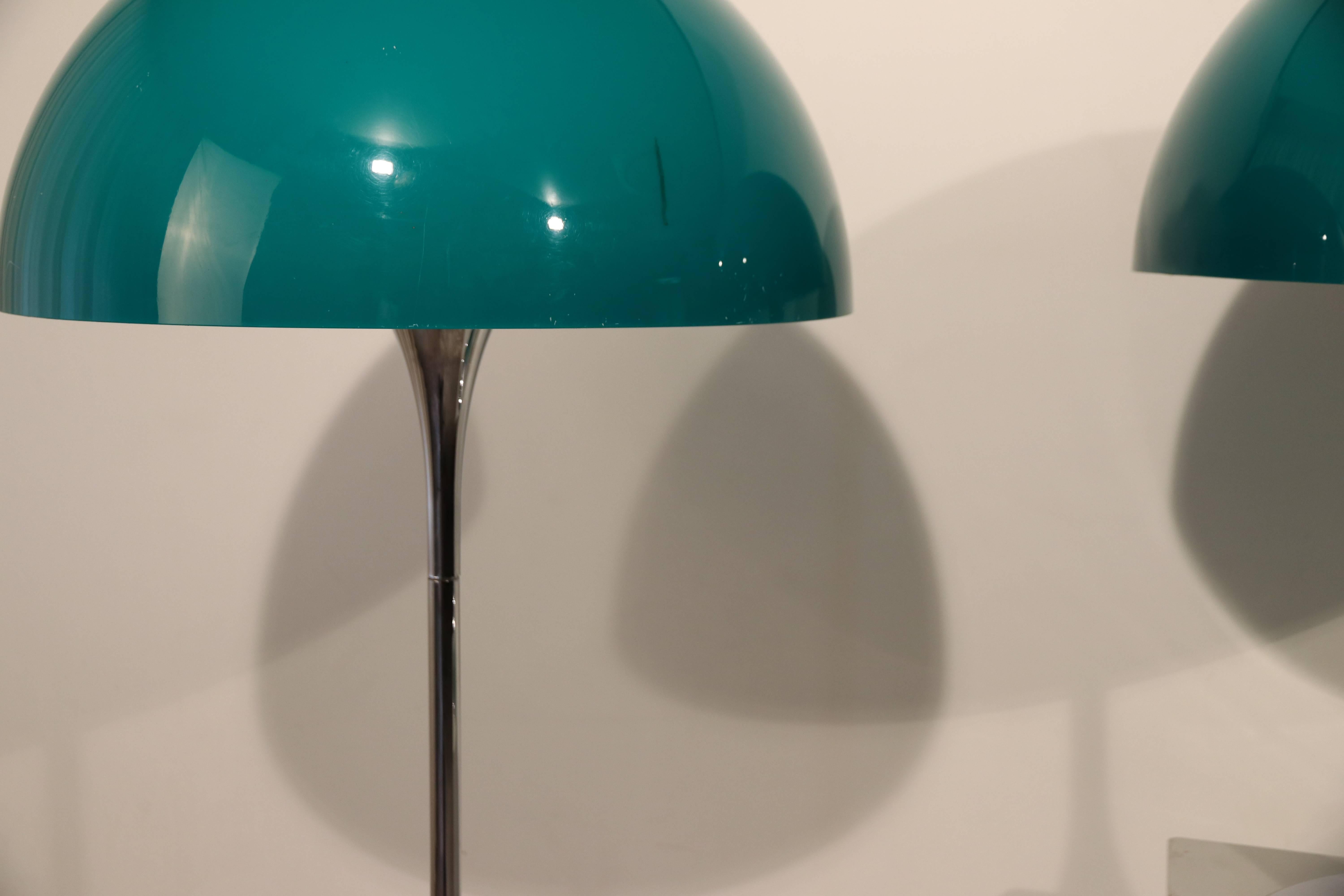 Rare Green Panthella Table Light by Verner Panton for Louis Poulsen 2