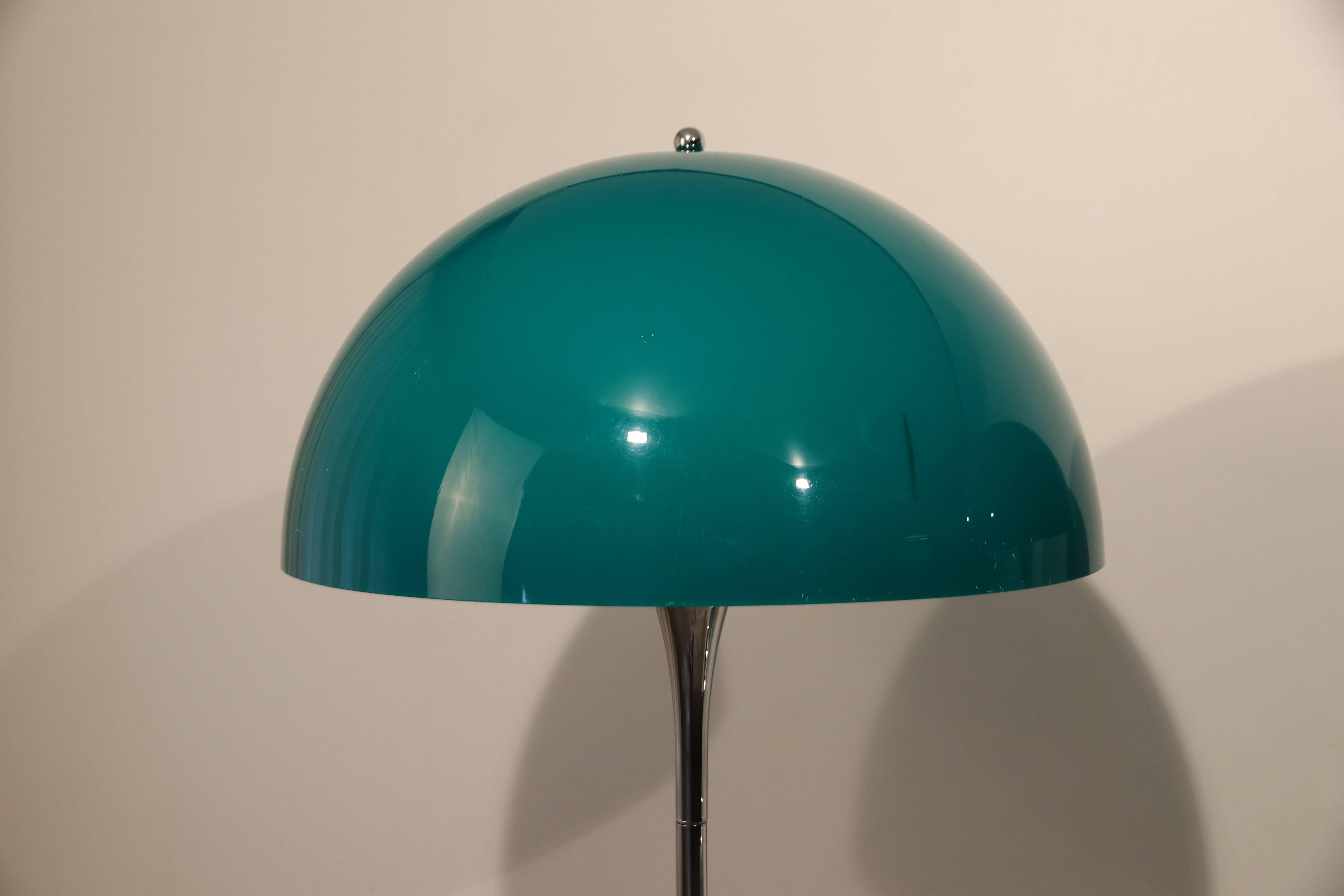 Rare Green Panthella Table Light by Verner Panton for Louis Poulsen 3