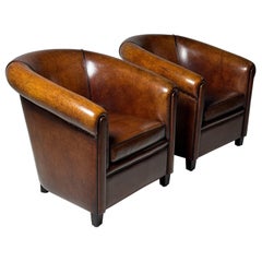 Paar Schafsfell-Clubsessel Lounge Atelier A