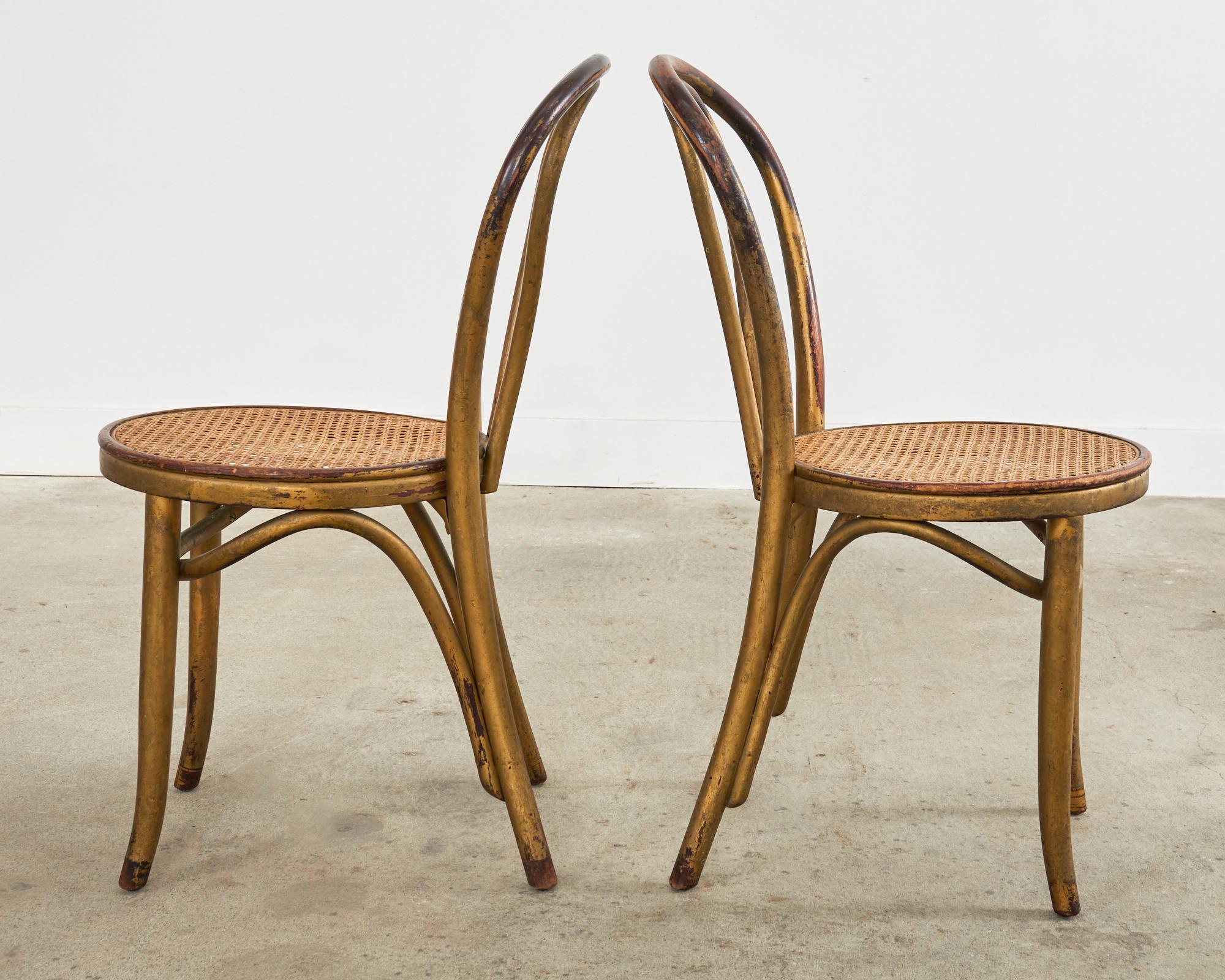 thonet bentwood cane chair