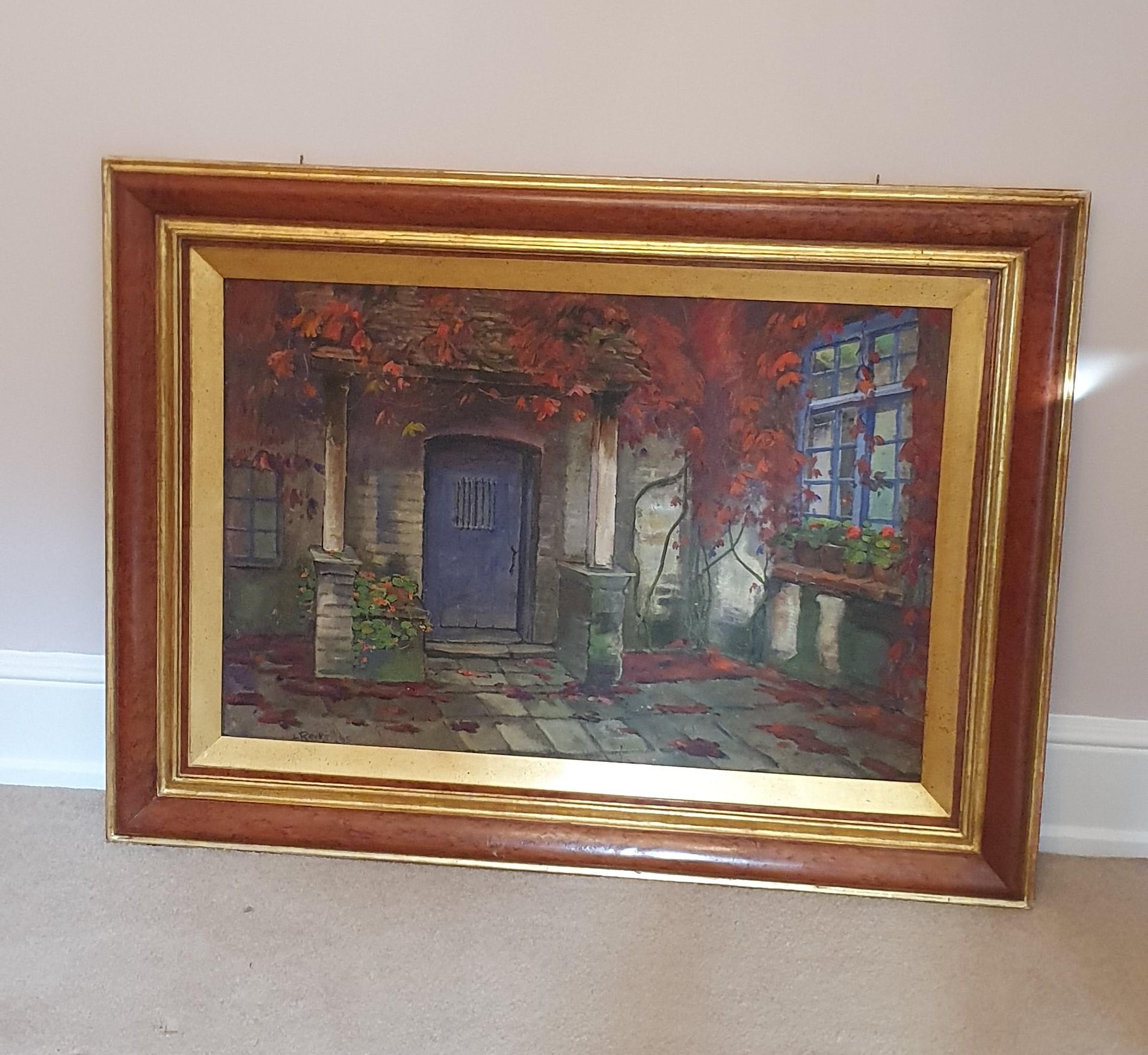 Wir bieten dieses sehr schöne Paar oder  Gemälde (auf Pappe) in ihren originalen imposanten massiven Rahmen aus Wurzelholz und Gesso, die mit Wasser vergoldet sind (17cm) - wir glauben, dass sie Gouache sind und auf Pappe gemalt wurden

Gemalt von