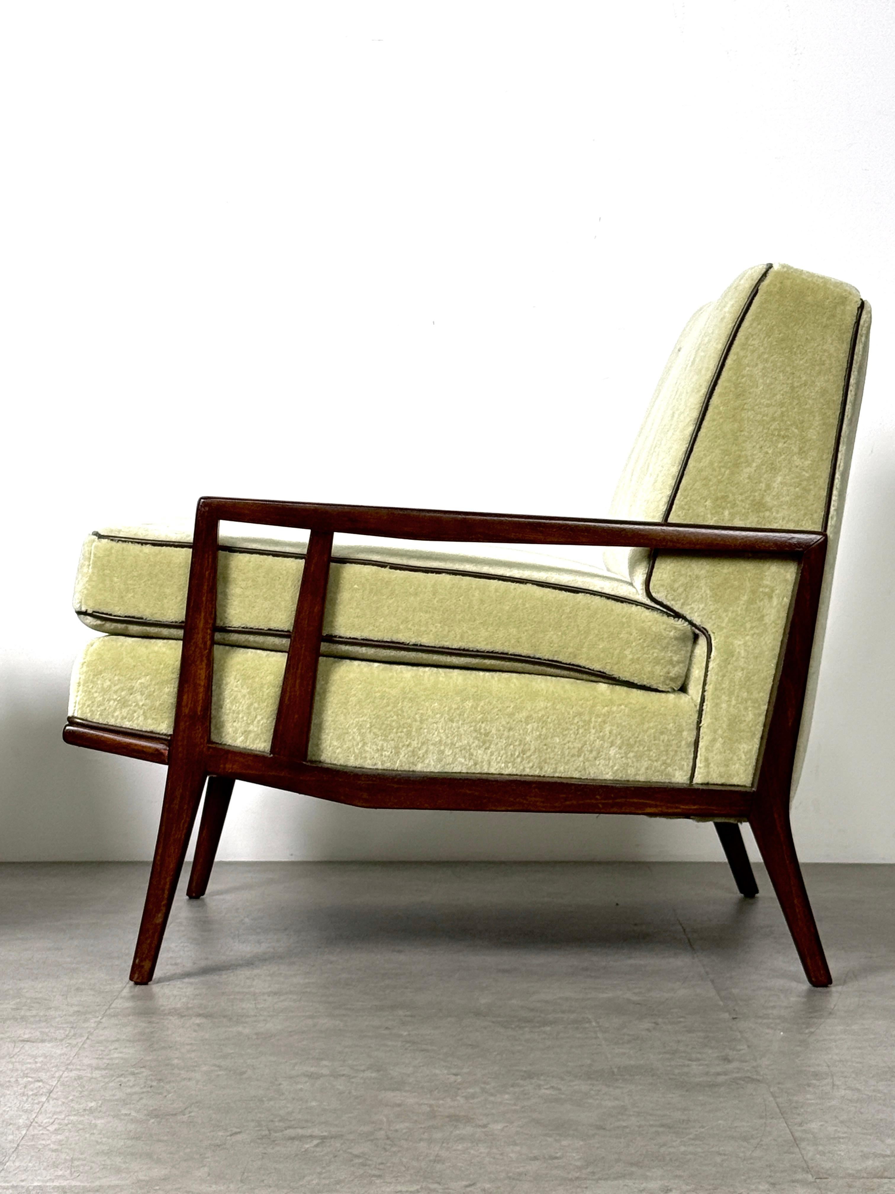 Mid-Century Modern Pair Original Paul McCobb Custom Craft Directional Lounge Chairs in Mahogany For Sale