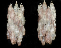 Pair Original Poliedri Carlo Scarpa Sconces, 1950