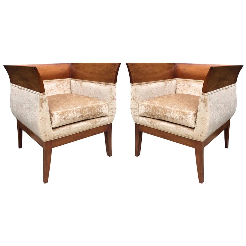 Pair of Orlando Diaz-Azcuy Lounge Chairs for HBF