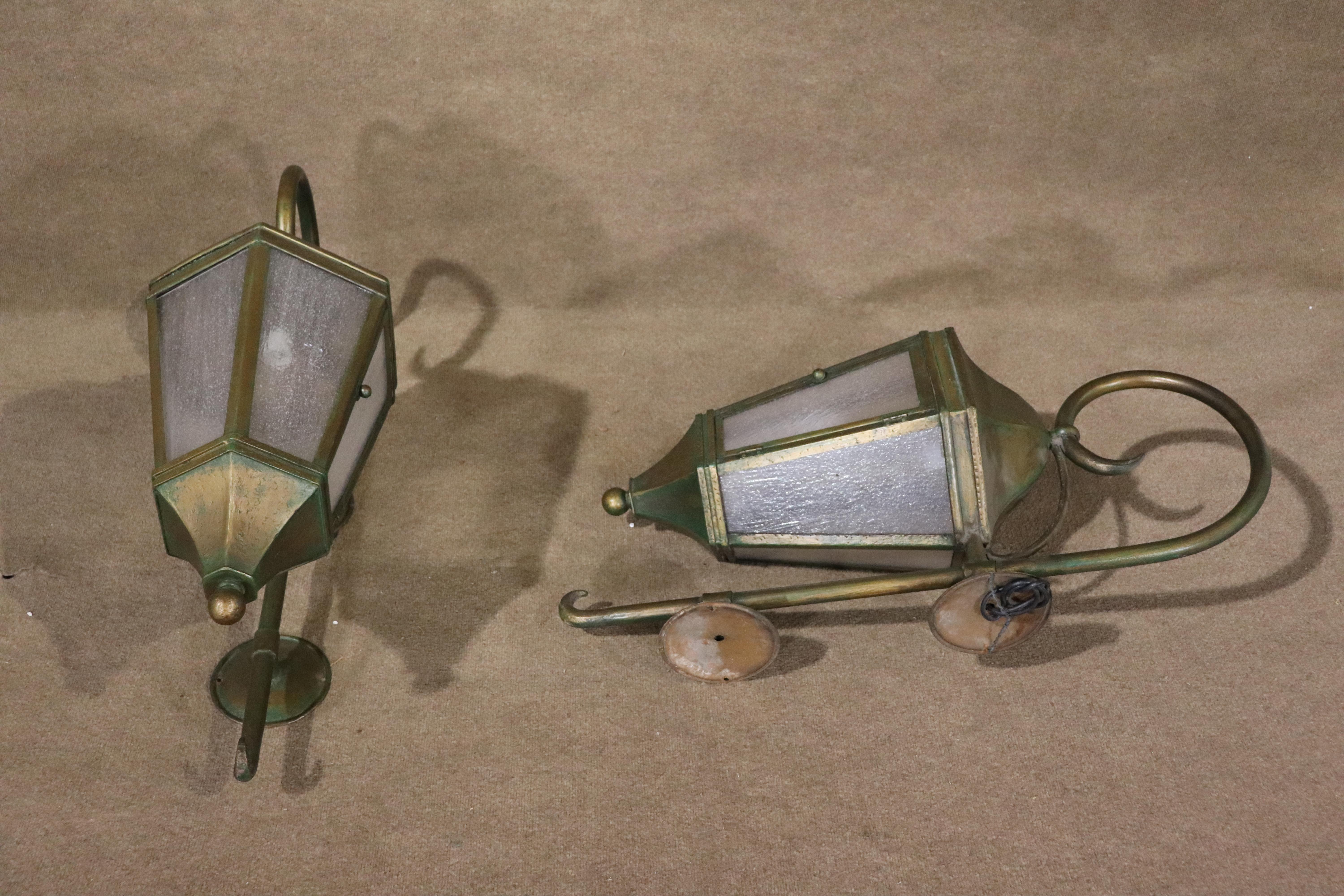 Pair Outdoor Sconces For Sale 6