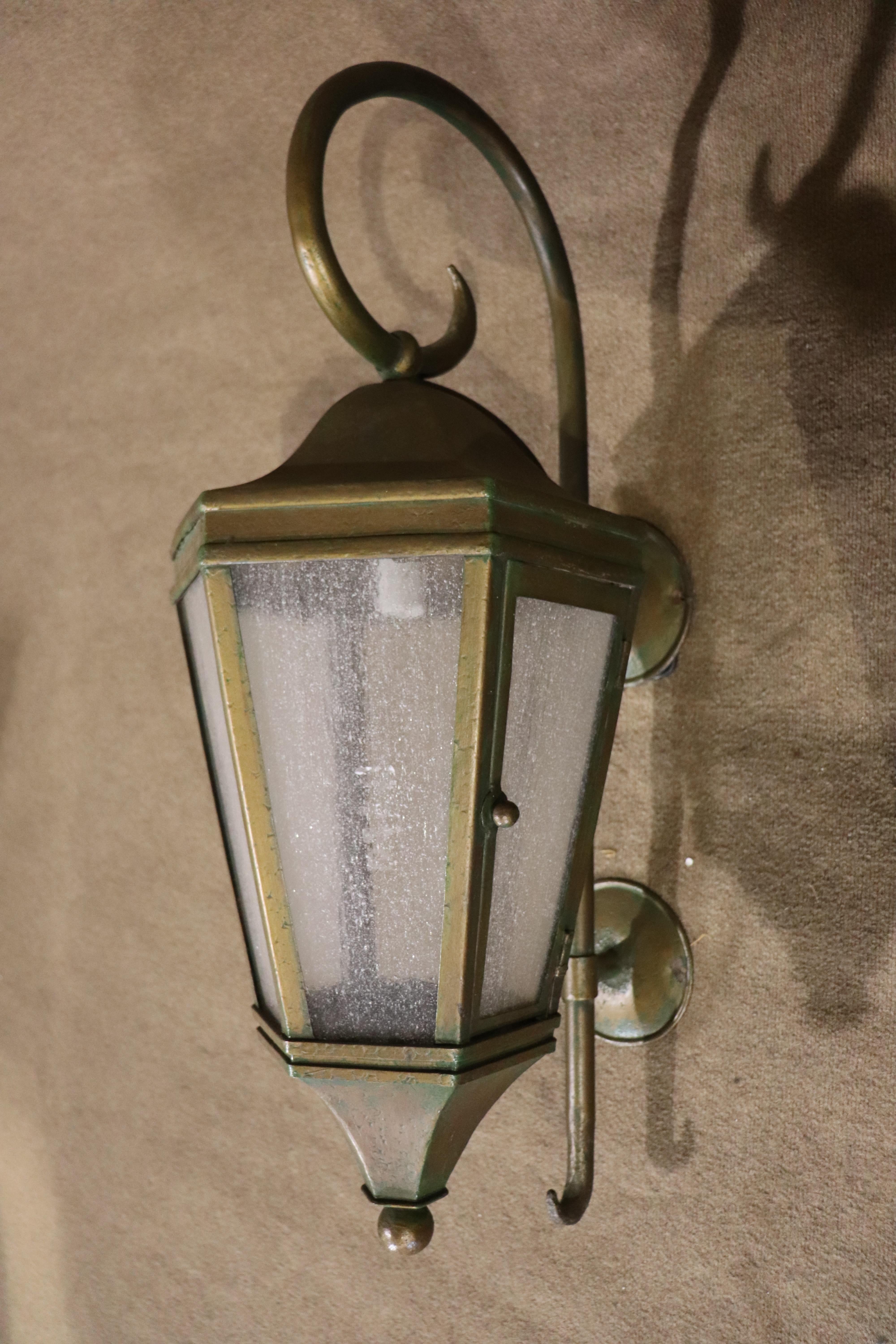 Pair Outdoor Sconces For Sale 3