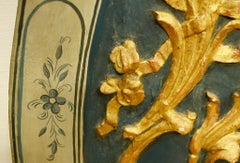 Pair Painted Doors William Morris Architectural Salvage