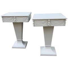 Pair of Painted Grosfeld House Nightstands