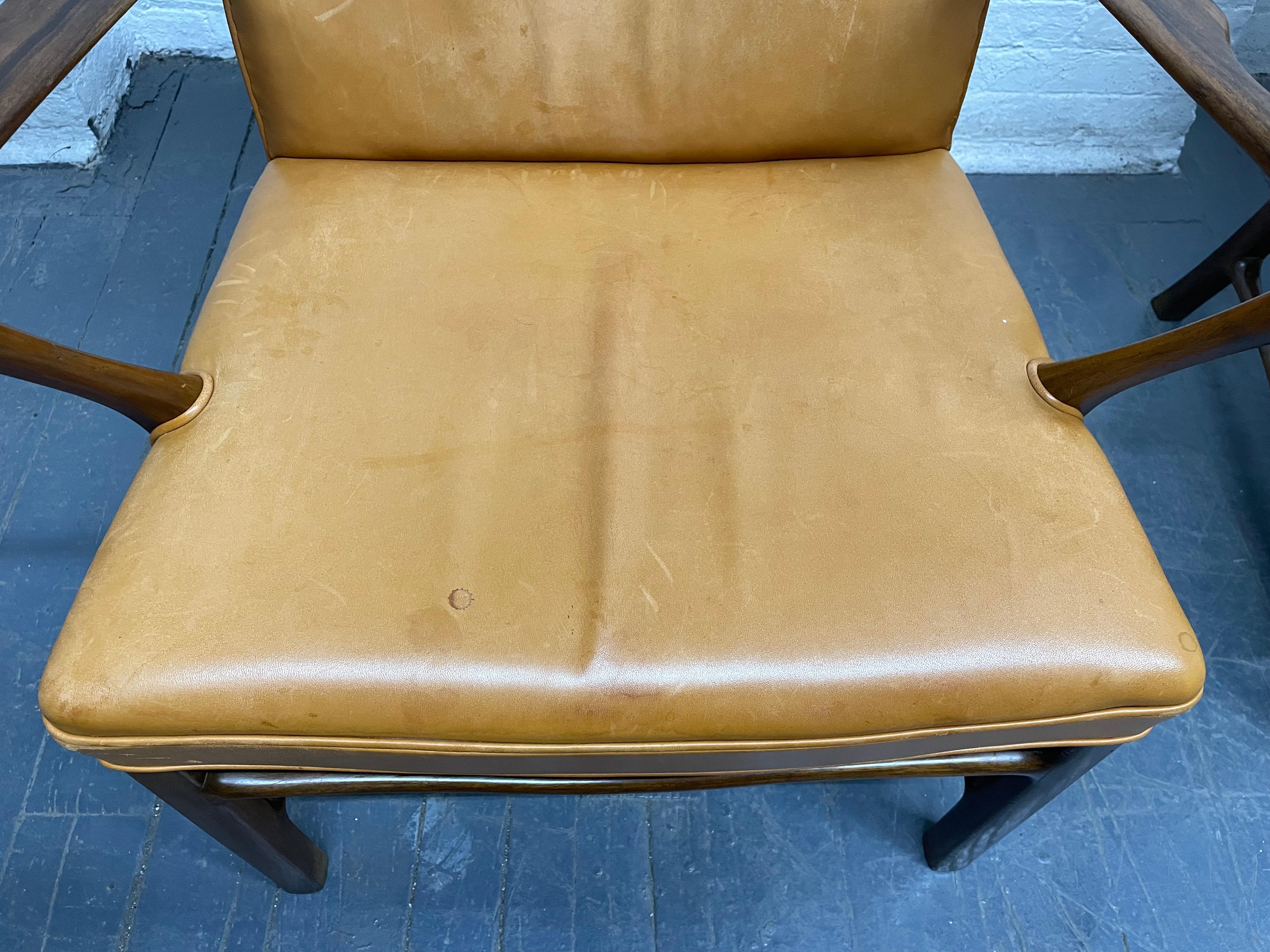 Pair Palle Suenson Armchairs for Jacob Kjaer In Good Condition For Sale In New York, NY