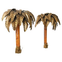 A Pair of Palm wall lights / sconces by Christian Techoueyres for Maison Jansen
