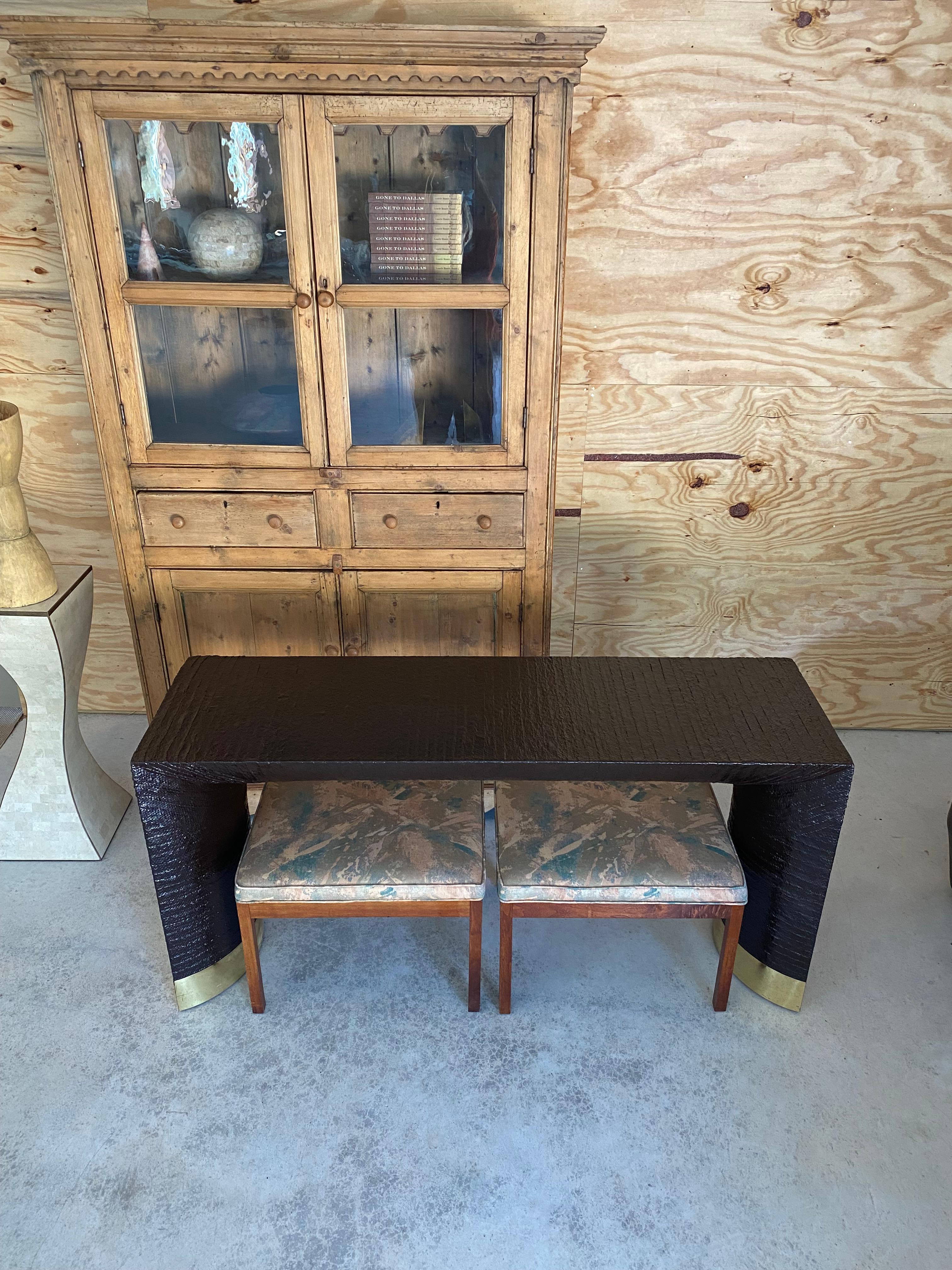 Harvey Probber-Style Pair Parsons Stools / Benches For Sale 5