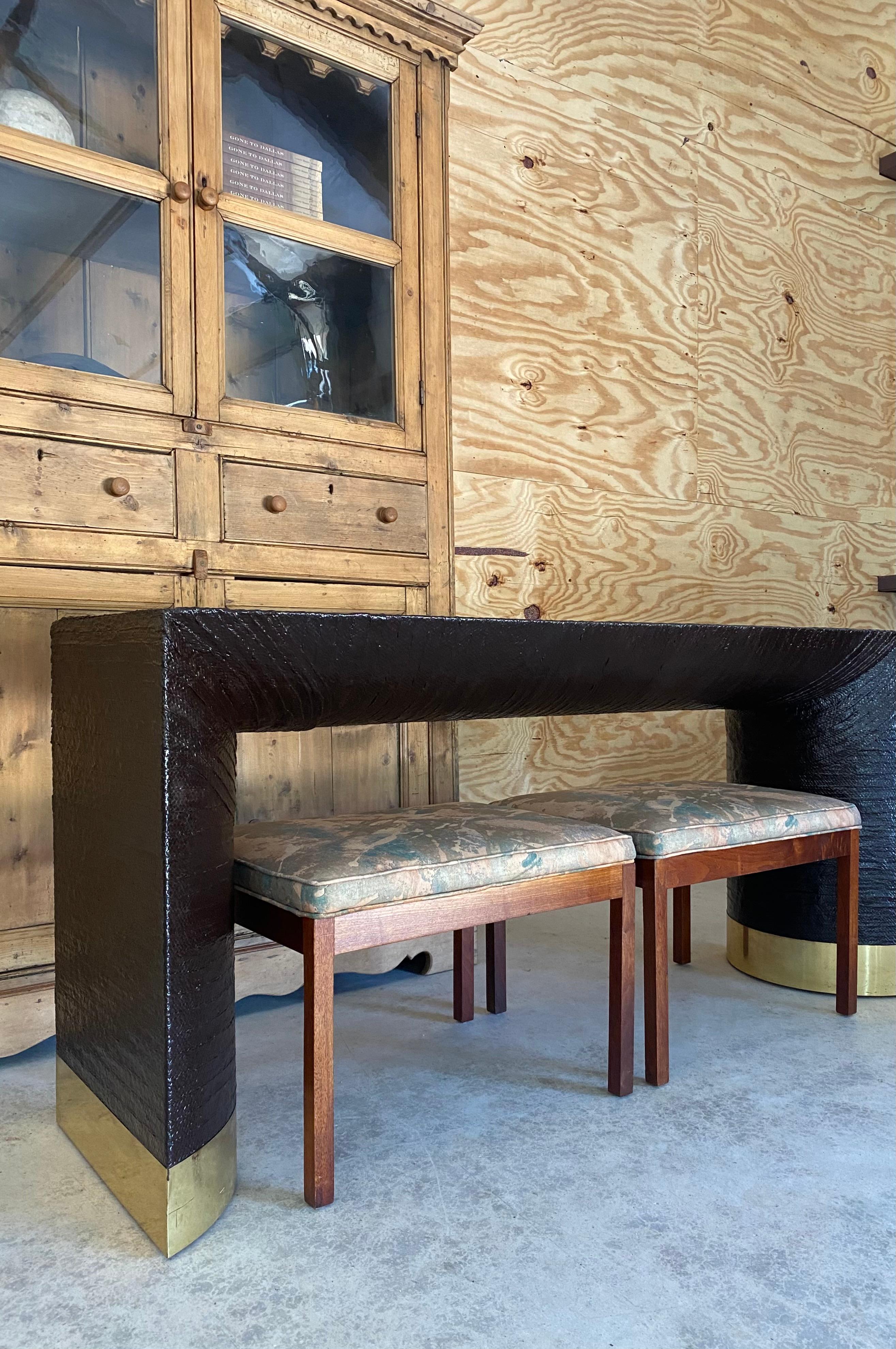 Harvey Probber-Style Pair Parsons Stools / Benches For Sale 10
