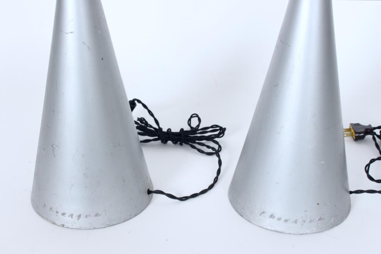 Paar Stehlampen „Cinna“ aus Aluminiumguss von Pascal Mourgue für Ligne-Roset, 1990er Jahre im Angebot 5