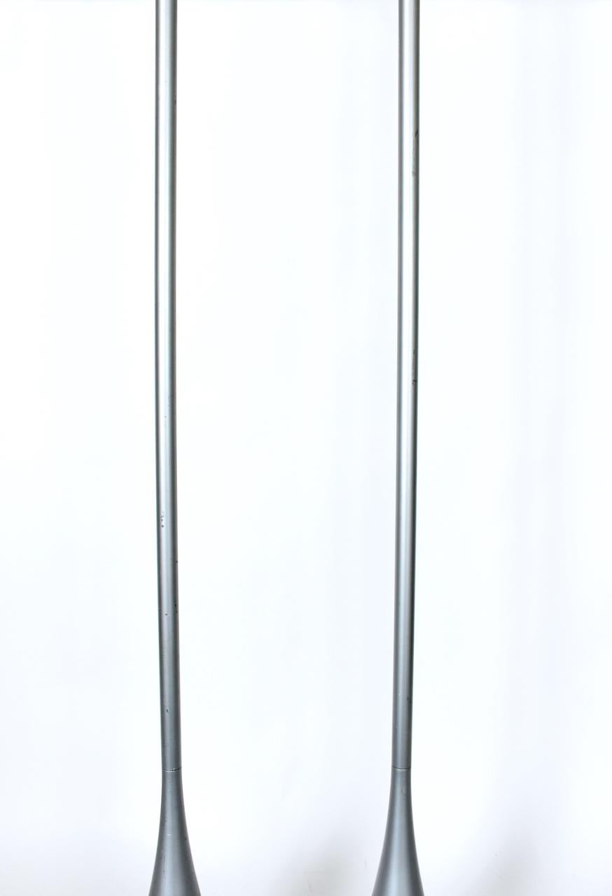 Paar Stehlampen „Cinna“ aus Aluminiumguss von Pascal Mourgue für Ligne-Roset, 1990er Jahre im Zustand „Gut“ im Angebot in Bainbridge, NY