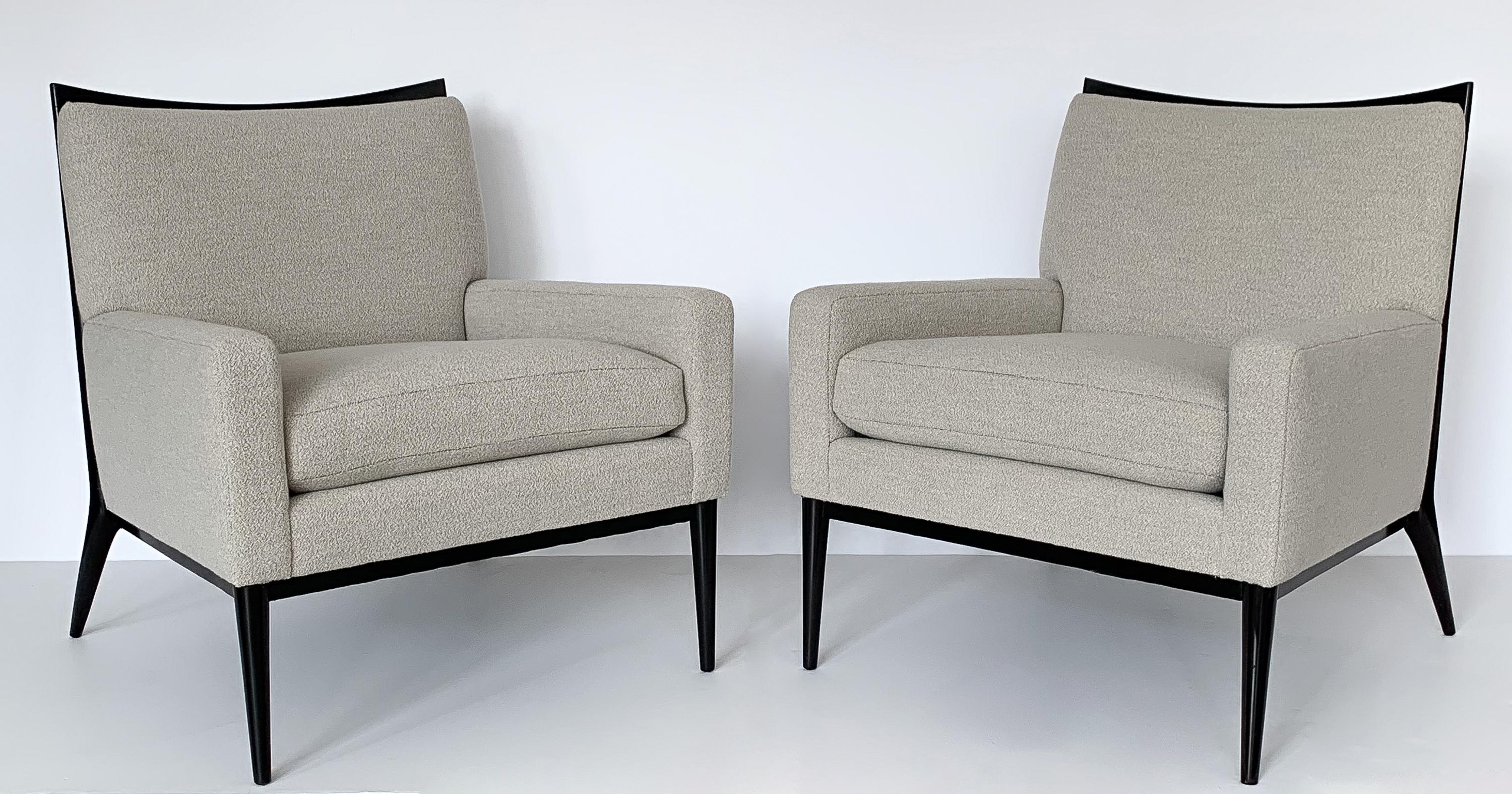 Mid-Century Modern Pair of Paul McCobb Lounge Chairs for Directional