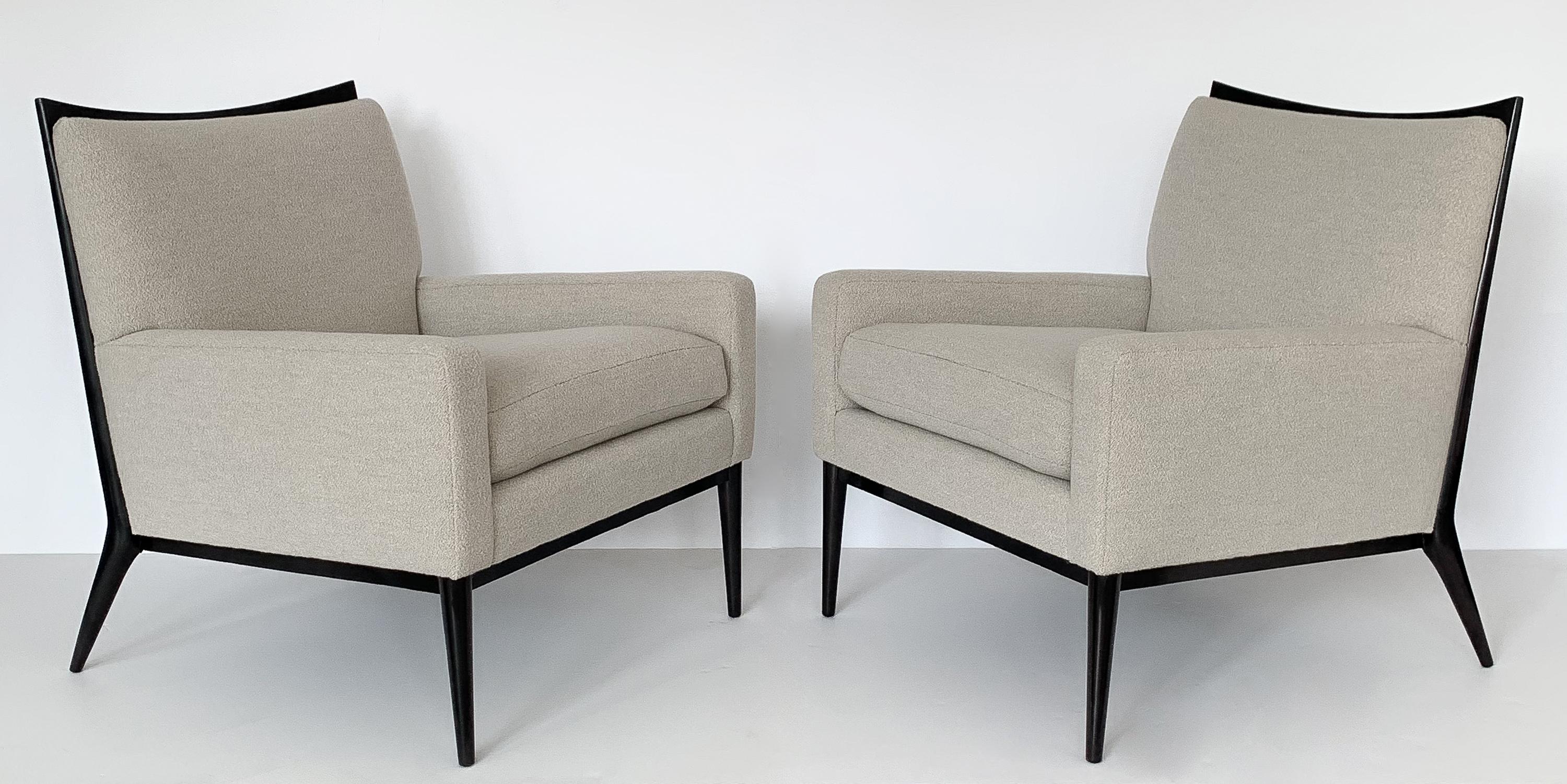 American Pair of Paul McCobb Lounge Chairs for Directional