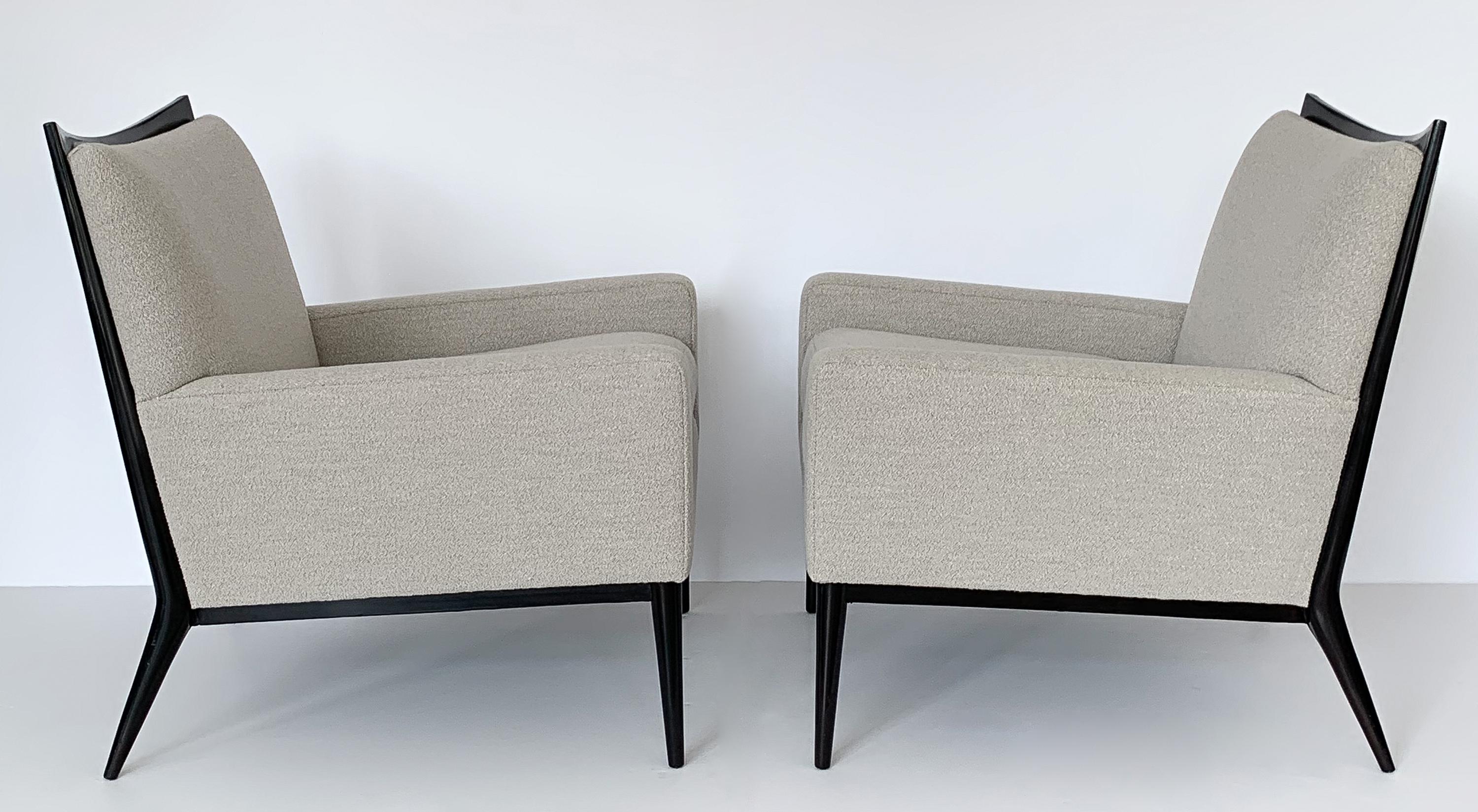Mid-20th Century Pair of Paul McCobb Lounge Chairs for Directional