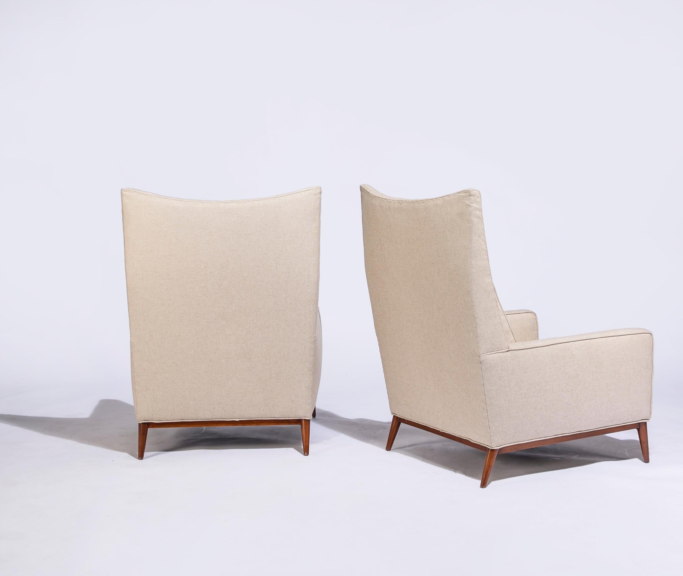 American Pair of Paul McCobb Lounge Chairs
