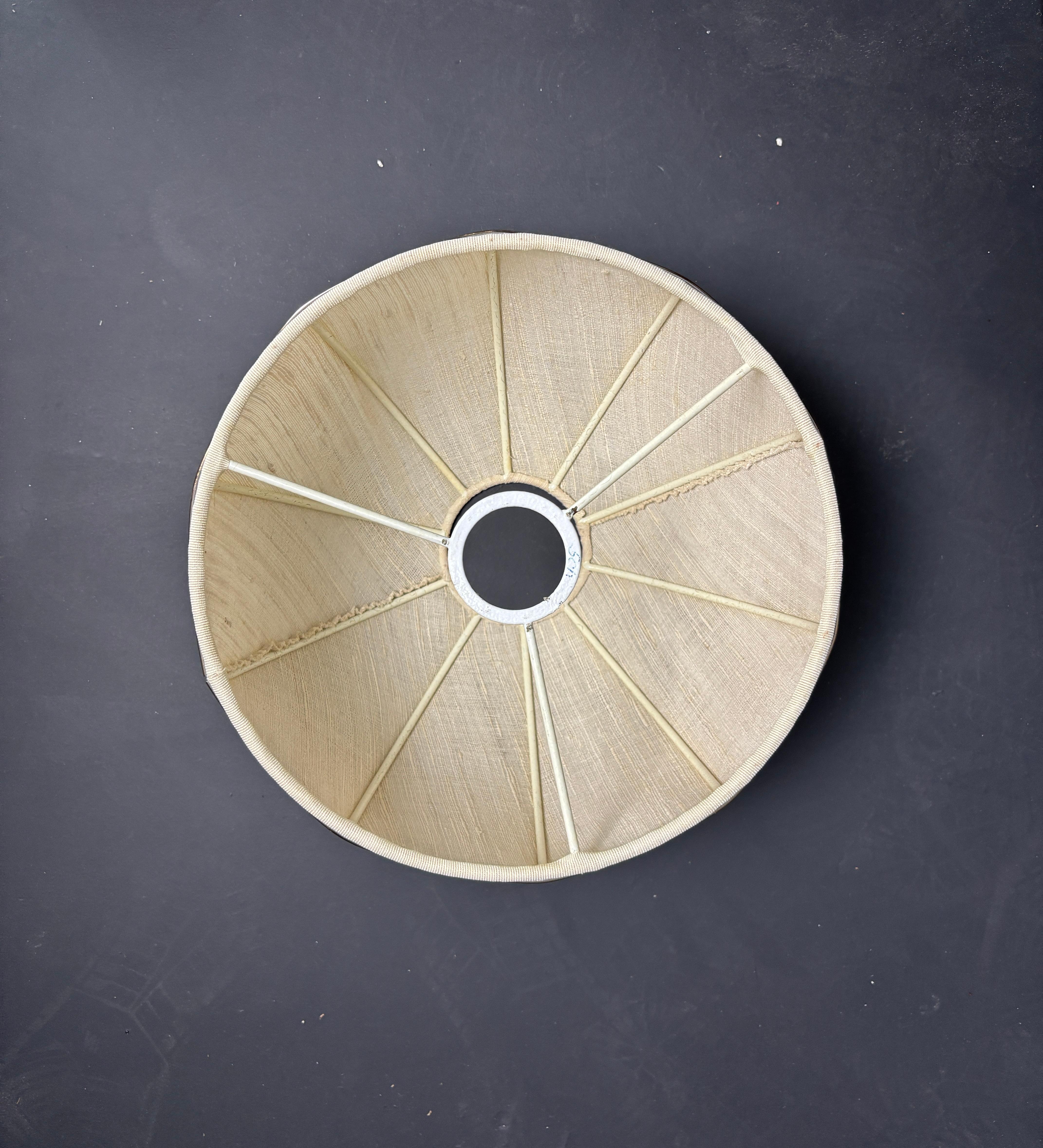 Ottone Coppia di lampade da tavolo a fungo a matita in canna, rattan, bambù e ottone, Italia, anni '70 in vendita