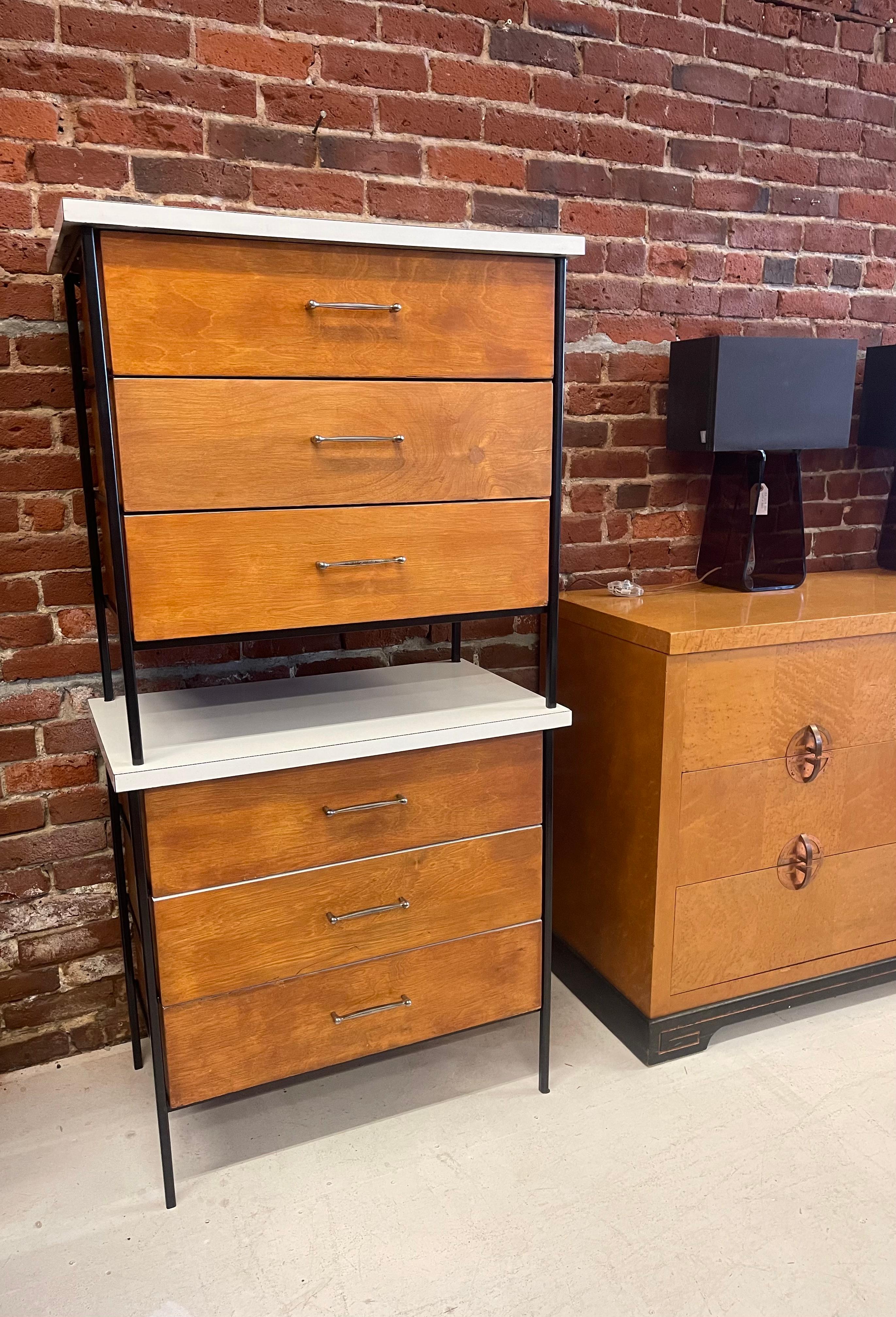 Pair Petite Dressers by Vista of California  In Good Condition In Portland, OR