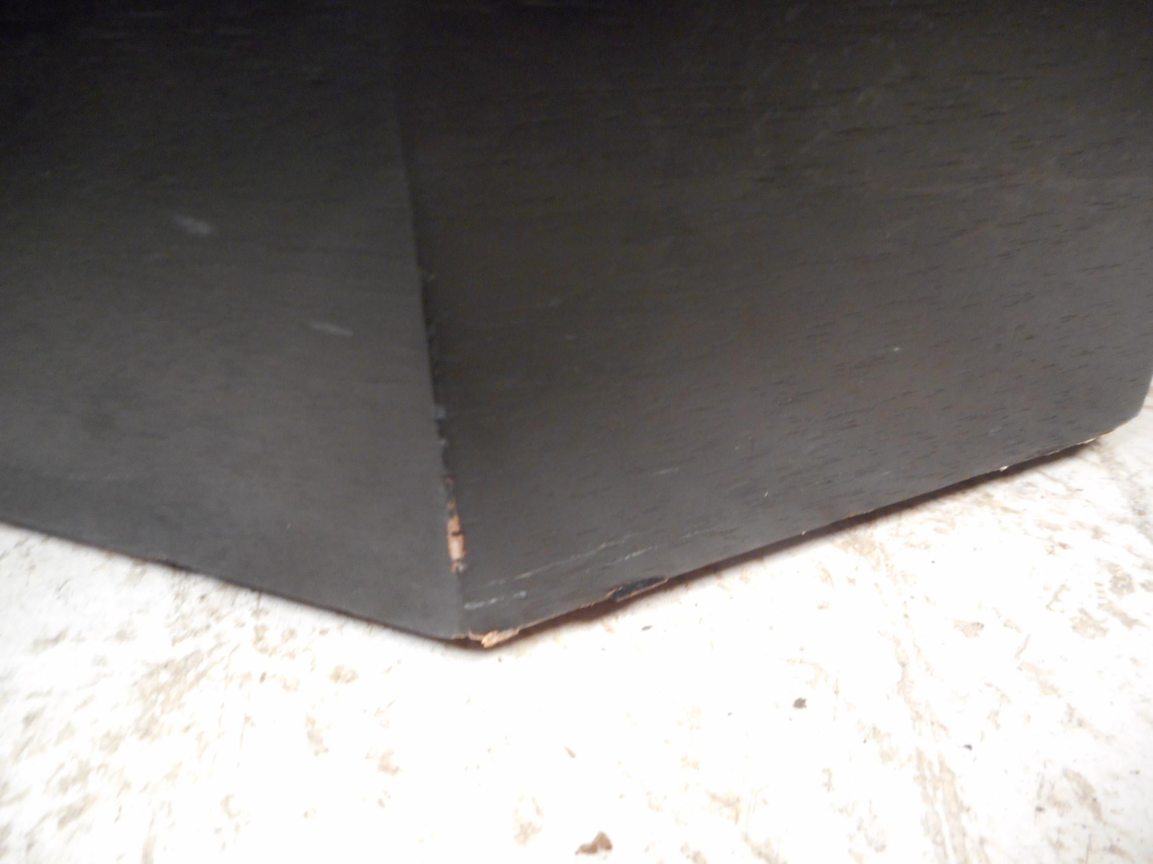 Pair of Petite Midcentury Slate Top Tables after Fred Kemp 6