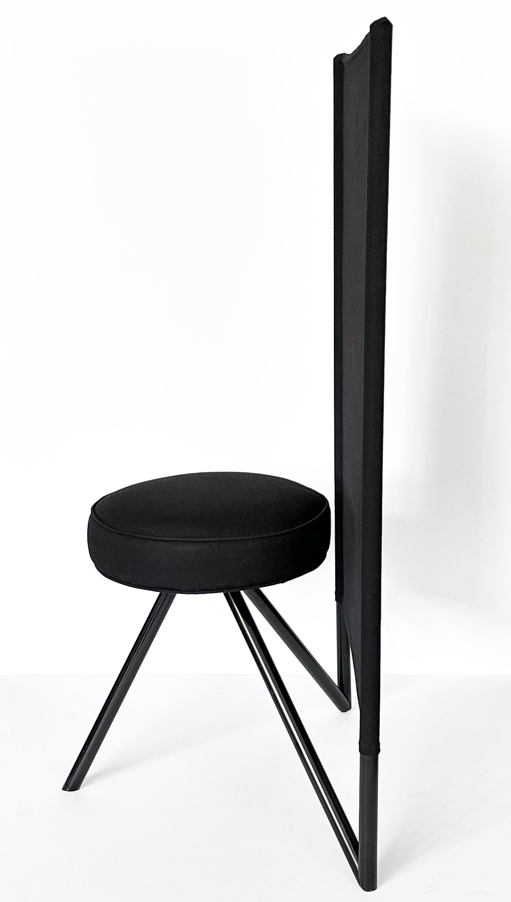 Pair Philippe Starck Miss Wirt Post Modern Chairs 3